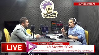 Podcast cu Oliver Bucur,  candidatul Fortei Dreptei la Primăria Valea Iasului