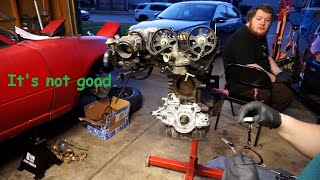 Built Miata Engine Water Pump Disaster