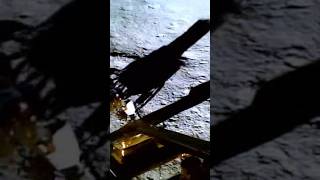 Chandrayaan-3 Rover ramped down from the Lander to the lunar surface.#shorts #ytshorts