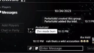 He accused me of using a zen, Exposed?