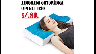 ALMOHADA ORTOPÉDICA CON GEL FRÍO