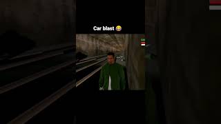 Gta San Andreas car blast 😂#short #online #gtaonline #gta5