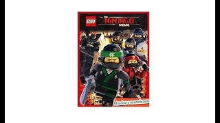 Альбом и 30 наклеек LEGO Ninjaga Movie Blue Ocean