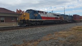 CSX 1852 Western Maryland with YN2 leading a 6 car Intermodal train