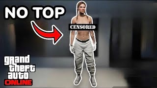 *New* HOW TO GET NO TOP FEMALE CHARACTER MODDED NOOSE OUTFIT IN GTA 5 ONLINE