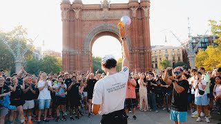 NUNCA IMAGINÉ ESTO EN BARCELONA | Día 20 cruzando España corriendo