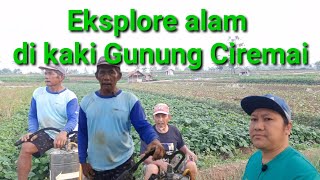 Suasana sore eksplore alam tegalan sawah || Kaki bukit Gunung Ciremai