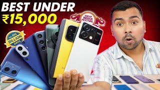 Top 5 Best Phone Under 15000 ⚡ Flipkart Big Billion Days & Amazon GIF Sale 2024