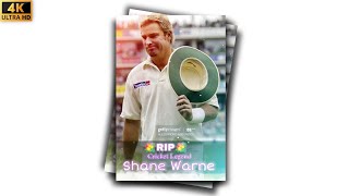 Rip Shane Warne status || Shane Warne news || Shane Warne bad news || Shane Warne death || sad news