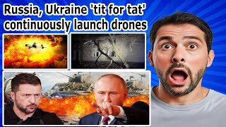 Russia, Ukraine 'tit for tat', continuously launch drones #RussiaUkraineWar #DroneWarfare #Tensions