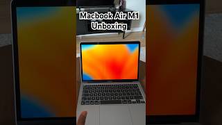 MacBook Air M1 unboxing🥳| European version 😄 #macbook #macbookair #shorts #trendingshorts