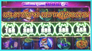 🔒 LOCK IT LINK CATS HATS AND BATS, NIGHT LIVE DIAMONDS EUREKA BLAST SLOT MACHINE HIGH LIMIT