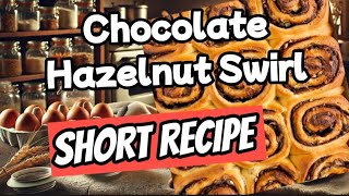 Chocolate hazelnut swirls – A Step by step Guide! #short