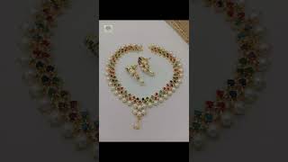 Real Pearl Necklace Set | Ss Jewellery Hub | Subscribe For More.. |