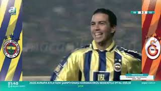 HD 07 02 2001 2000-2001 sezonu Türkiye Kupası Yarı Final Maçı Fenerbahçe 4 4 Galatasaray Uzun Özet