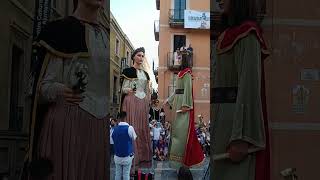 Giant "Gregori" and "Isabel", Gegants de Roquetes (Catalonia/Spain) #shorts