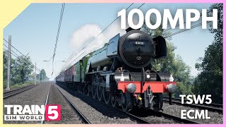 Scotsman 100MPH Run! | TSW5 ECML