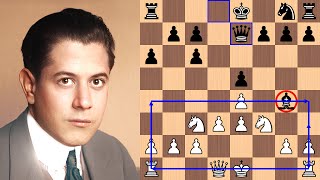 Capablanca’s effortless Ruy Lopez Exchange victory