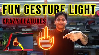 Autoglam Car Accessories | Funny Car Gadget Car LED Finger Light & Wave to Other Drivers #9953583123