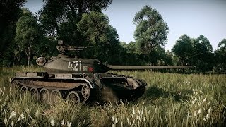 War Thunder T54 vs Leopard 1 Tier 5 Gameplay