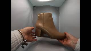 Detailed review epantofi Boots R.POLAŃSKI Caramel. Pastel color genuine leather!