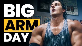 Big Arm Day For Mass - Full Workout