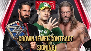 Nrg wrestling king of the ring starts plus seth rollins john cena and edge contract signing #30