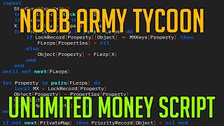 NOOB ARMY TYCOON | HACK/SCRIPT | UNLIMITED MONEY SCRIPT