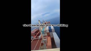 vessel drifting |#containership #ship #youtubeshorts #merchantnavy