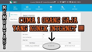 Cara Membatasi Jumlah Pengguna Wifi di Mifi XL Go