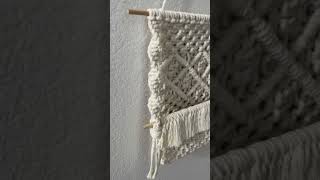 Macrame Wall Hanging #macrame #diymacrametutorial #macrametutorial #wallhanging