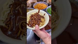 Asian street food noodles