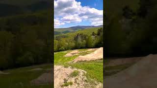 Biggest MTB freeride air line in bikepark Kalnica