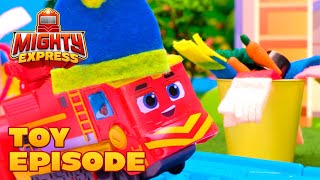 Freight Nate is on a Roll! 🎳  | Toy Play for kids | Mighty Express Official