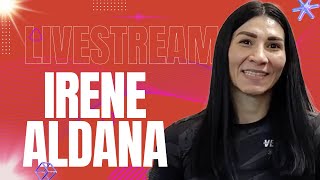 Irene Alana UFC 306 pre-fight media scrum