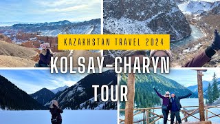 Kazakhstan Travel 2024 🇰🇿: Day 2 Kolsay- Charyn Tour ❄️🌄🏜️