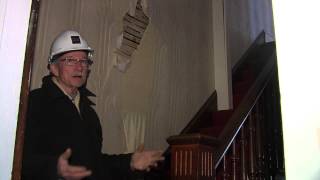 Alexander Black House Restoration Rear Stairway