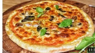 طريقة البتزا الايطالية في البيت بكل التفاصيل والتكنيك اروع من المحلات. Italian pizza