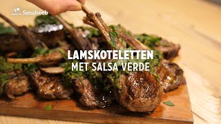 Lamskoteletten met salsa verde