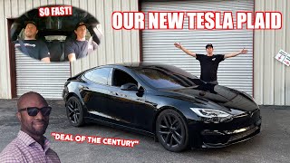 I Bought a Wrecked Tesla PLAID From Auction!