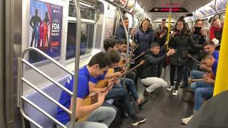 KAZAKH IN NEW YORK, subway/metro