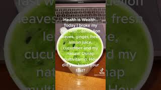 Health is Wealth Breakfast Drink #shorts