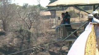 extreme bungee jumping at Victoria Falls.VOB