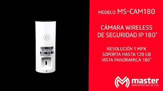 MS-CAM180 - CÁMARA WIRELESS DE SEGURIDAD IP 180°