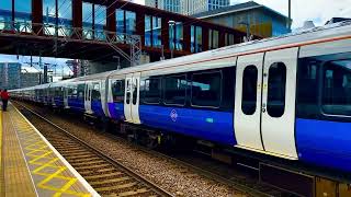 Lizzy Class 345022 Heading towards Ilford depot & Greater Anglia Class 720532 arriving