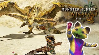 Monster Hunter Wilds Beta // -10 Voice Pitch Cursed Palico