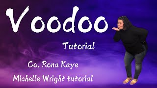 Voodoo line dance tutorial Low intermediate choreography by Rona Kaye