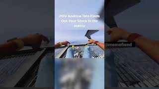 POV: Andrew Tate finds out you’re stuck in the matrix #shorts #andrewtate