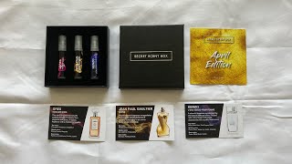 Secret Scent Box April Edition For Her Unboxing