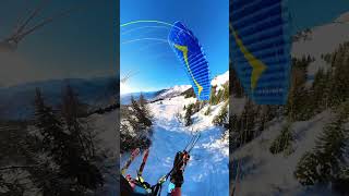 Speedriding Verbier (Les Attelas) #shorts